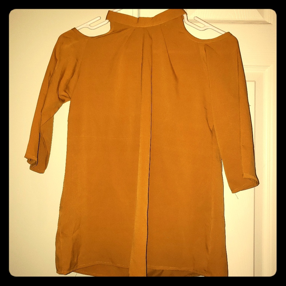 Orange blouse